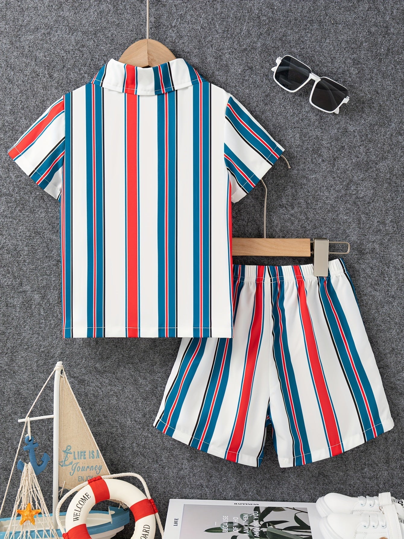 Varsity College Jakke Sett for Barn - Sporty Stil