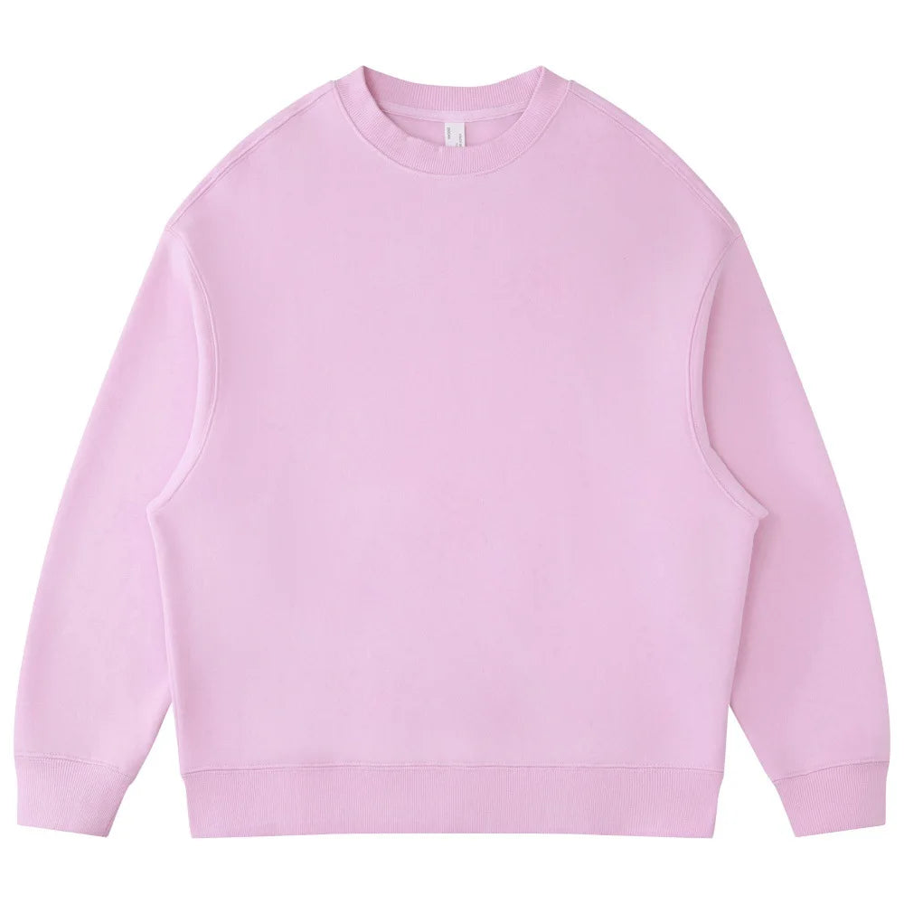 Custom Logo Luxury 100%Cotton Solid Color 16 Colors Soft Skin Friendly Oversize Casual Kids Clothes Wholesale