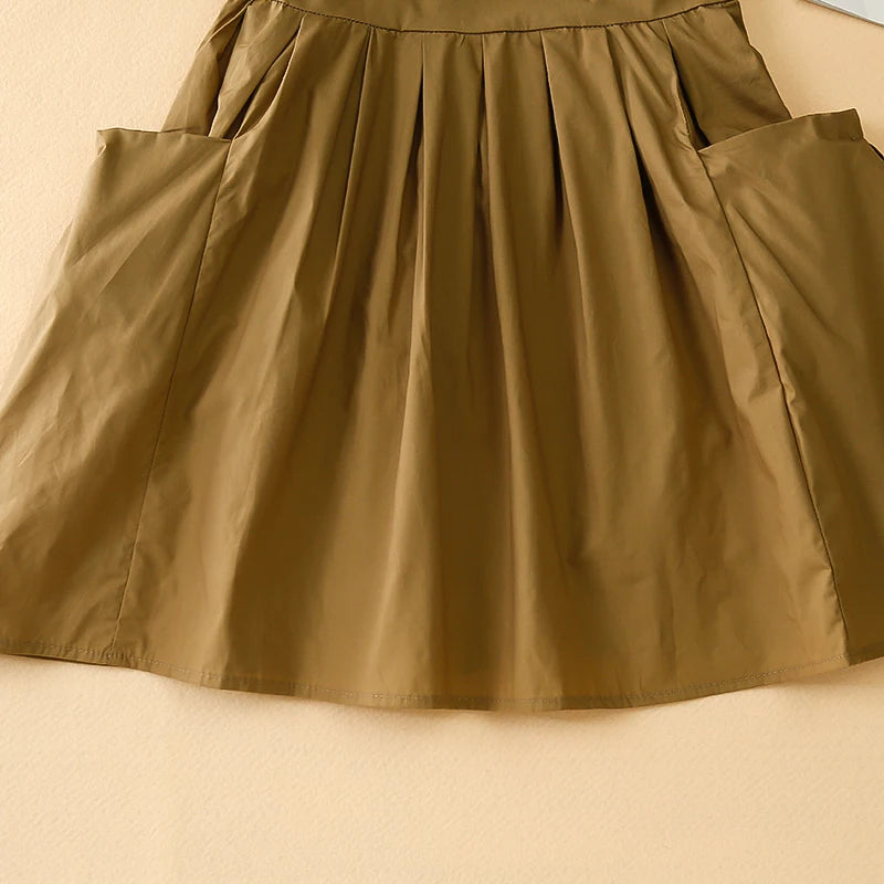 Fashion Girls Cotton Large Skirt Fairy Dress Summer Children's Clothing Kids Sleeveless Korean style Sweet Cool Princess dresses