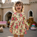 Kids Dress Floral Princess Girl Dress Spring Casual Autumn Kids Clothing