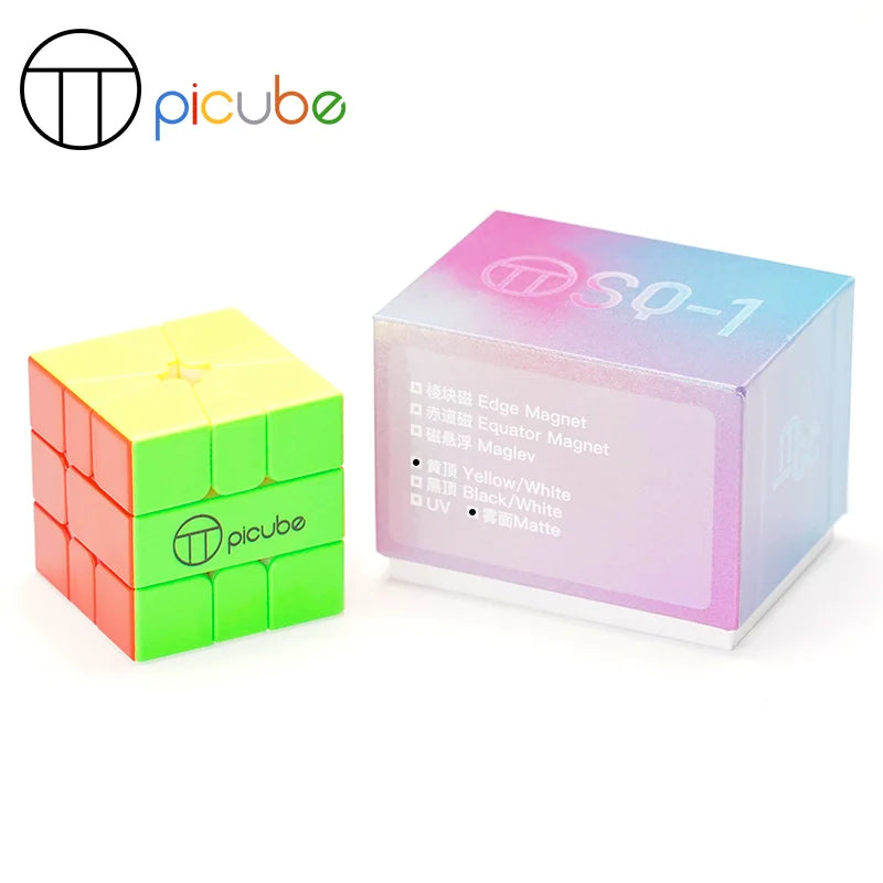 [Picube customized]YJ MGC SQ1 3x3x3 YongJun Square-1 Magnetic Cube Square1 Puzzle Cubes Square One Educational Toys for children