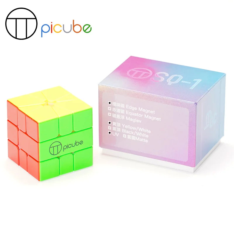 [Picube customized]YJ MGC SQ1 3x3x3 YongJun Square-1 Magnetic Cube Square1 Puzzle Cubes Square One Educational Toys for children