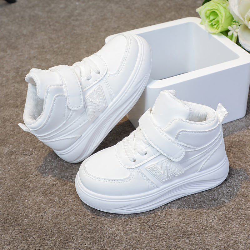 Barnesko - Hvit Høy Sneakers